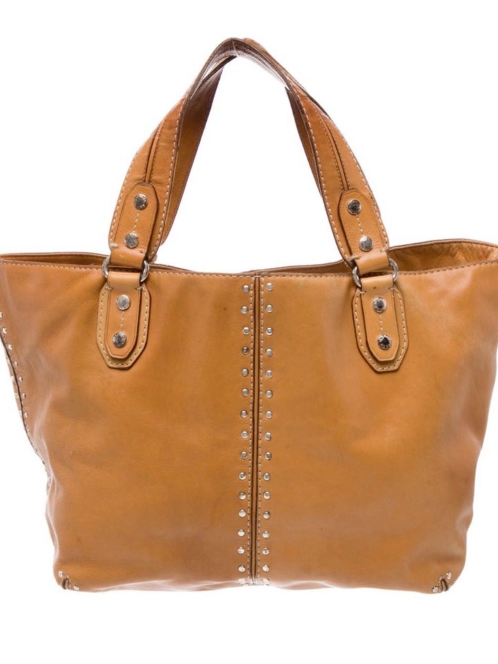 MK STUDDED LEATHER TOTE